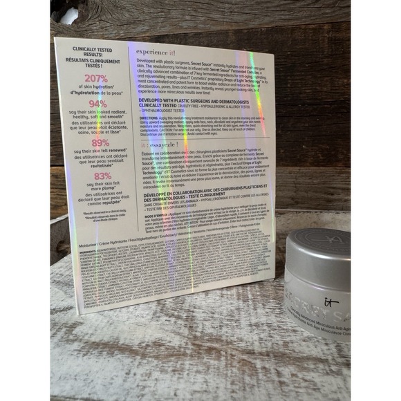 IT‎ Cosmetics Secret Sauce Anti-Aging Moisturizer 0.237 oz - Travel Size - New - Picture 4 of 4